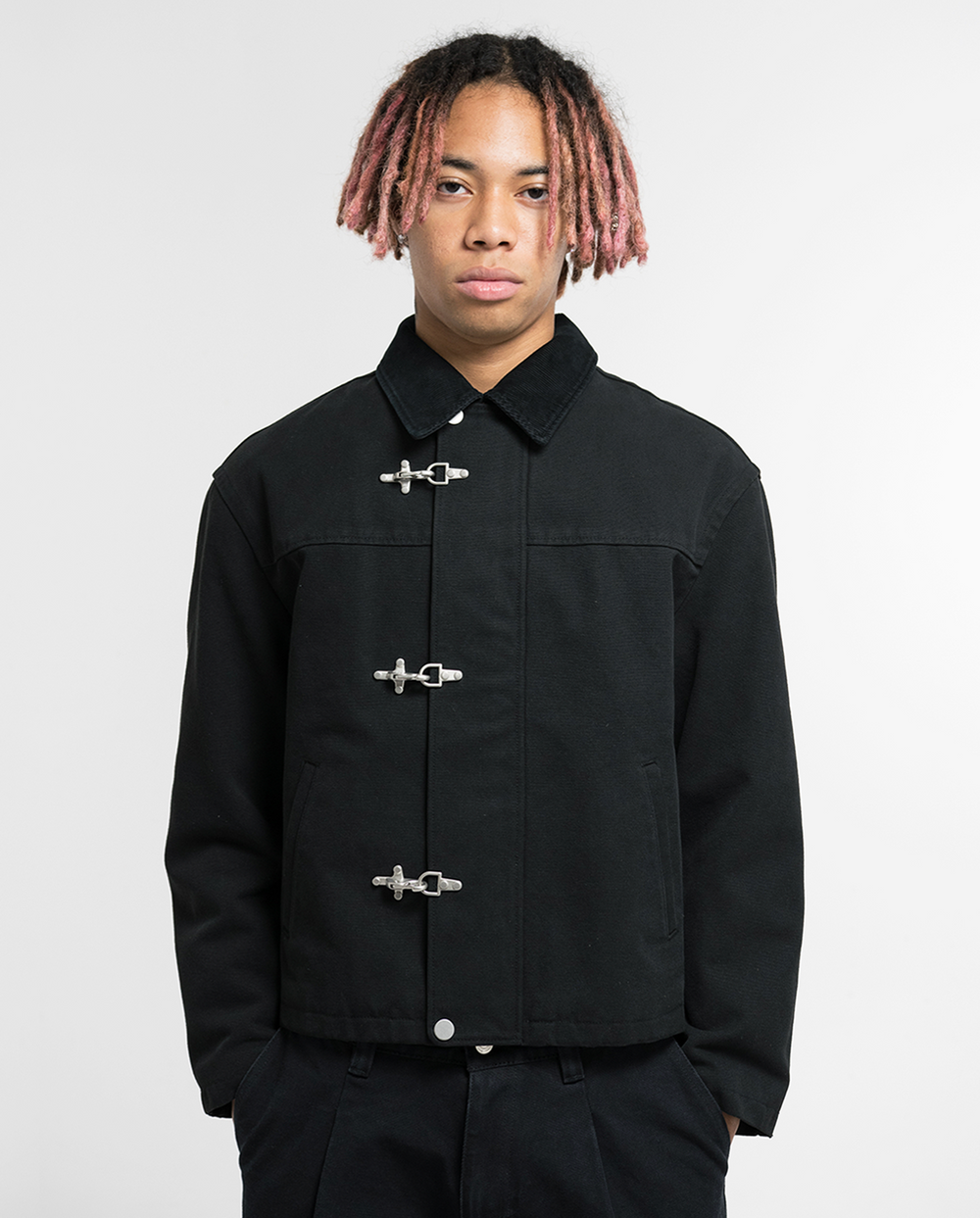 Canvas Fireman Clasp Jacket