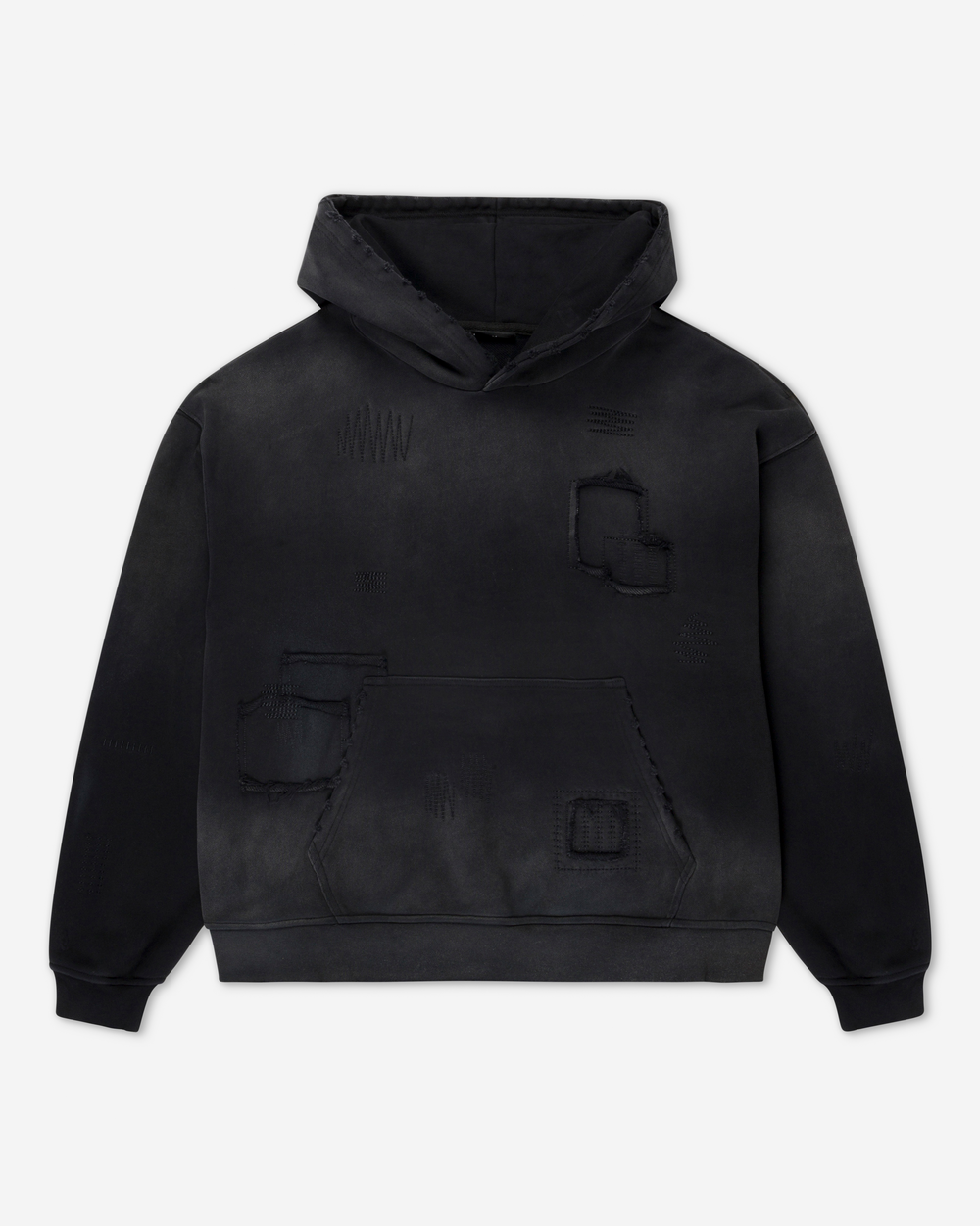 Sashiko Sunfaded Hoodie